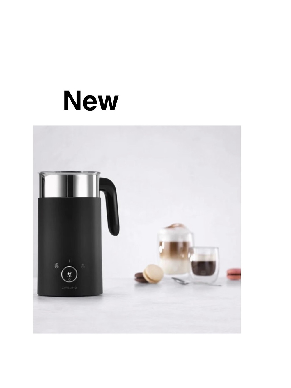 New ZWILLING ENFINIGY Milk frother, 400 ml, black in box ⭐️⭐️⭐️⭐️